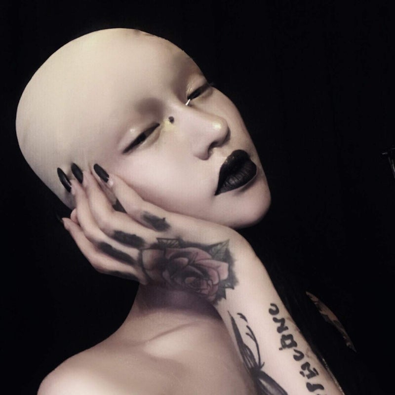 Iceyyyy 8 Piece Bald Caps for Adults-Latex Bald Cap with Head Wig Cap Costume Accessories for Halloween Makeup Party Costume - Image 5